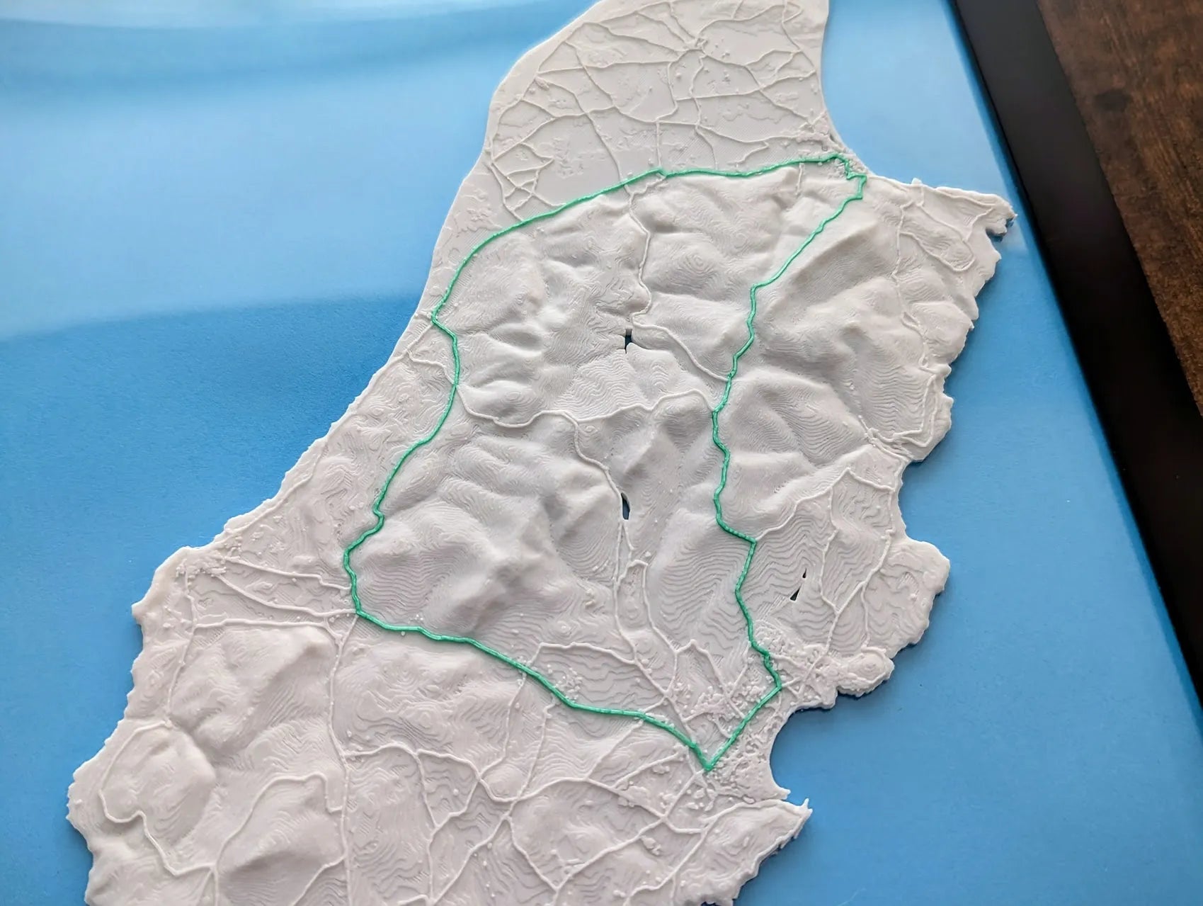 Isle of Man TT 3D Pist Haritası | Tourist Trophy Yarışı Duvar Dekoru | Değiştirilebilir Ada Parkuru Panosu (19x14 cm) - Otoban Faresi Araba & Motosiklet Aksesuarları - otobanfaresi - 3d formula1 - formula1