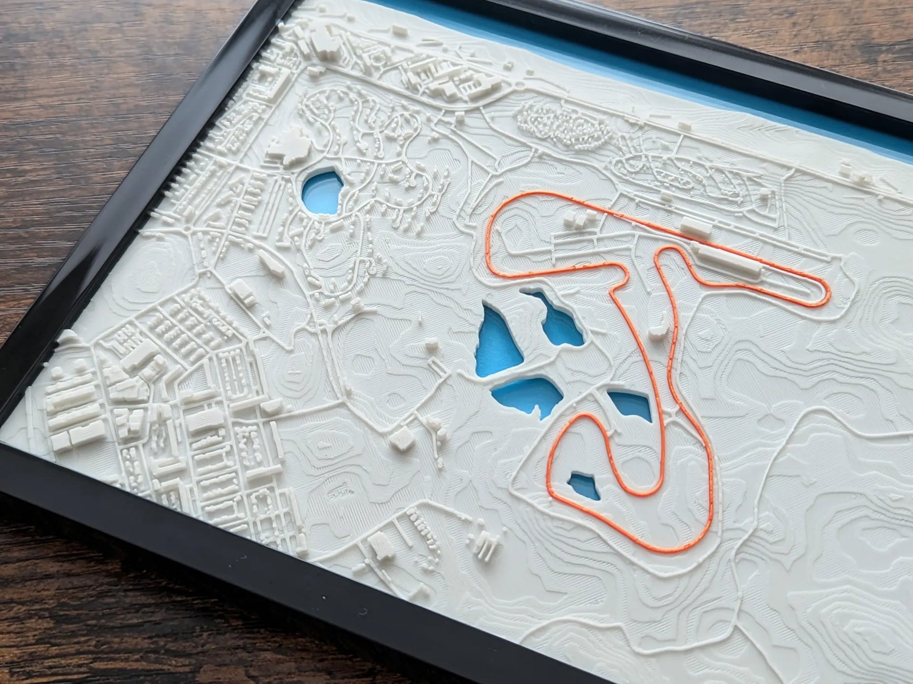 Circuit Zandvoort 3D Harita | Formula 1 Pisti Duvar Dekoru | Değiştirilebilir Pistli F1 Hediyesi (19x14 cm) - Otoban Faresi Araba & Motosiklet Aksesuarları - otobanfaresi - 3d formula1 - formula1