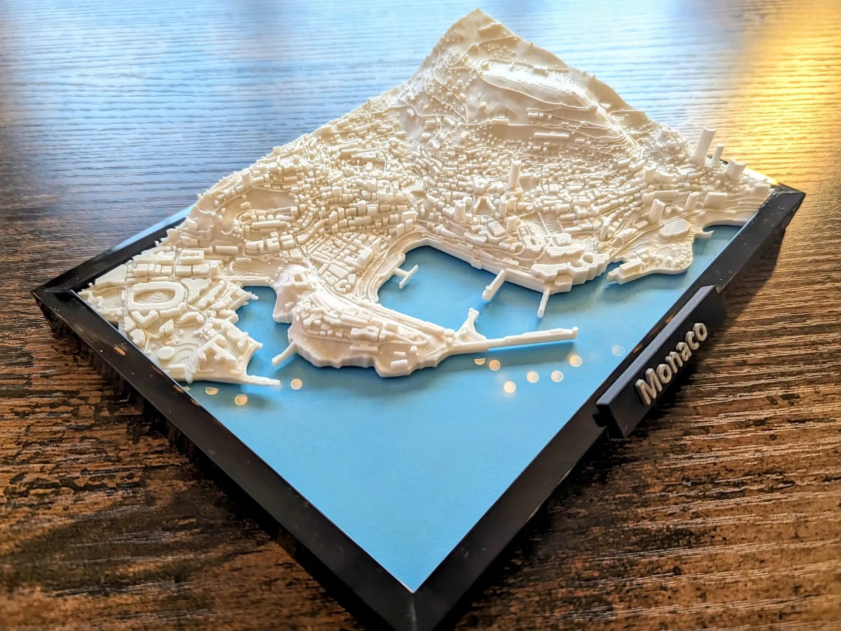 Monaco Grand Prix 3D Pist Haritası | Circuit de Monaco Duvar Dekoru | Değiştirilebilir Formula 1 Panosu (19x14 cm) - Otoban Faresi Araba & Motosiklet Aksesuarları - otobanfaresi - 3d formula1 - formula1