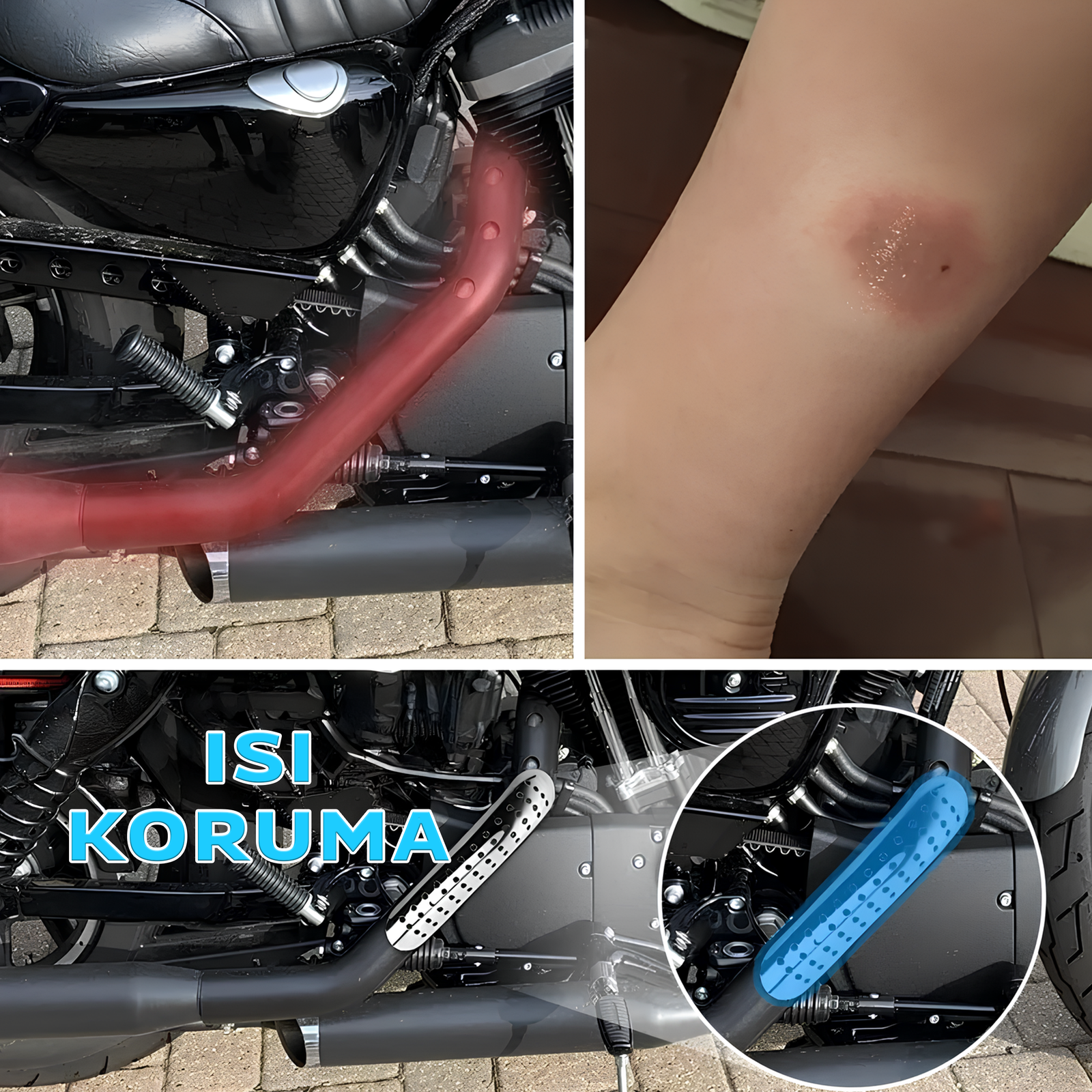 Motosiklet Egzoz Katalizörü Koruyucu - Otoban Faresi Araba & Motosiklet Aksesuarları - otobanfaresi -
