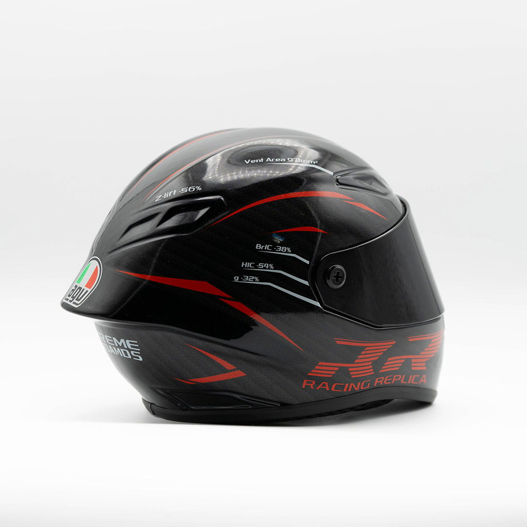AGV K1 | Karbon Fiber Kırmızı Özel Seri - Sınırlı Üretim - Otoban Faresi Araba & Motosiklet Aksesuarları - otobanfaresi -