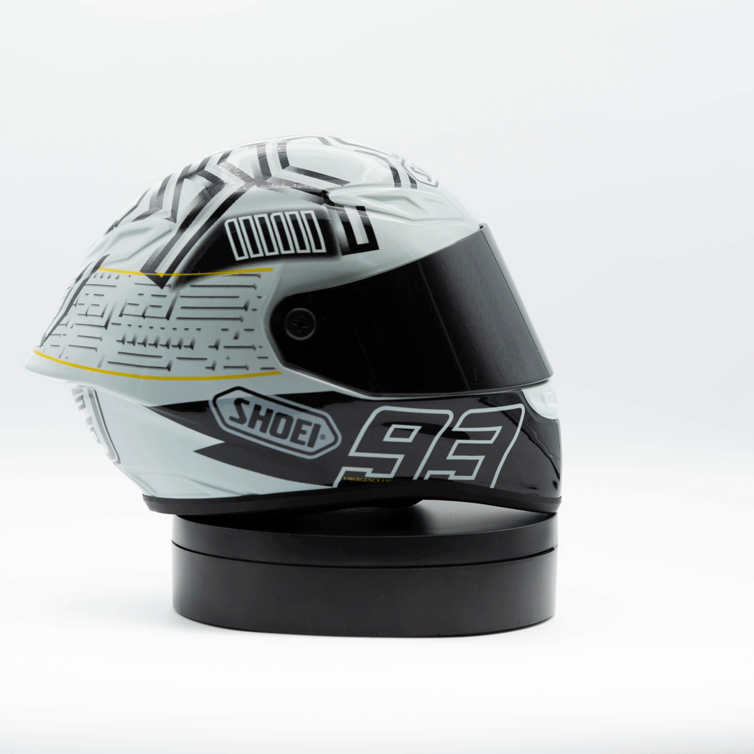 SHOEI K1 | "White Ant" Marc Márquez Özel Seri - Otoban Faresi Araba & Motosiklet Aksesuarları - otobanfaresi -