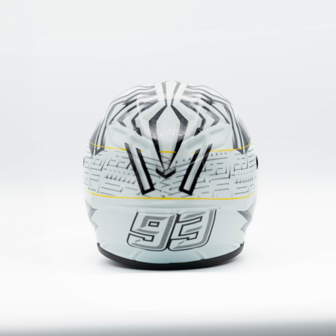 SHOEI K1 | "White Ant" Marc Márquez Özel Seri - Otoban Faresi Araba & Motosiklet Aksesuarları - otobanfaresi -