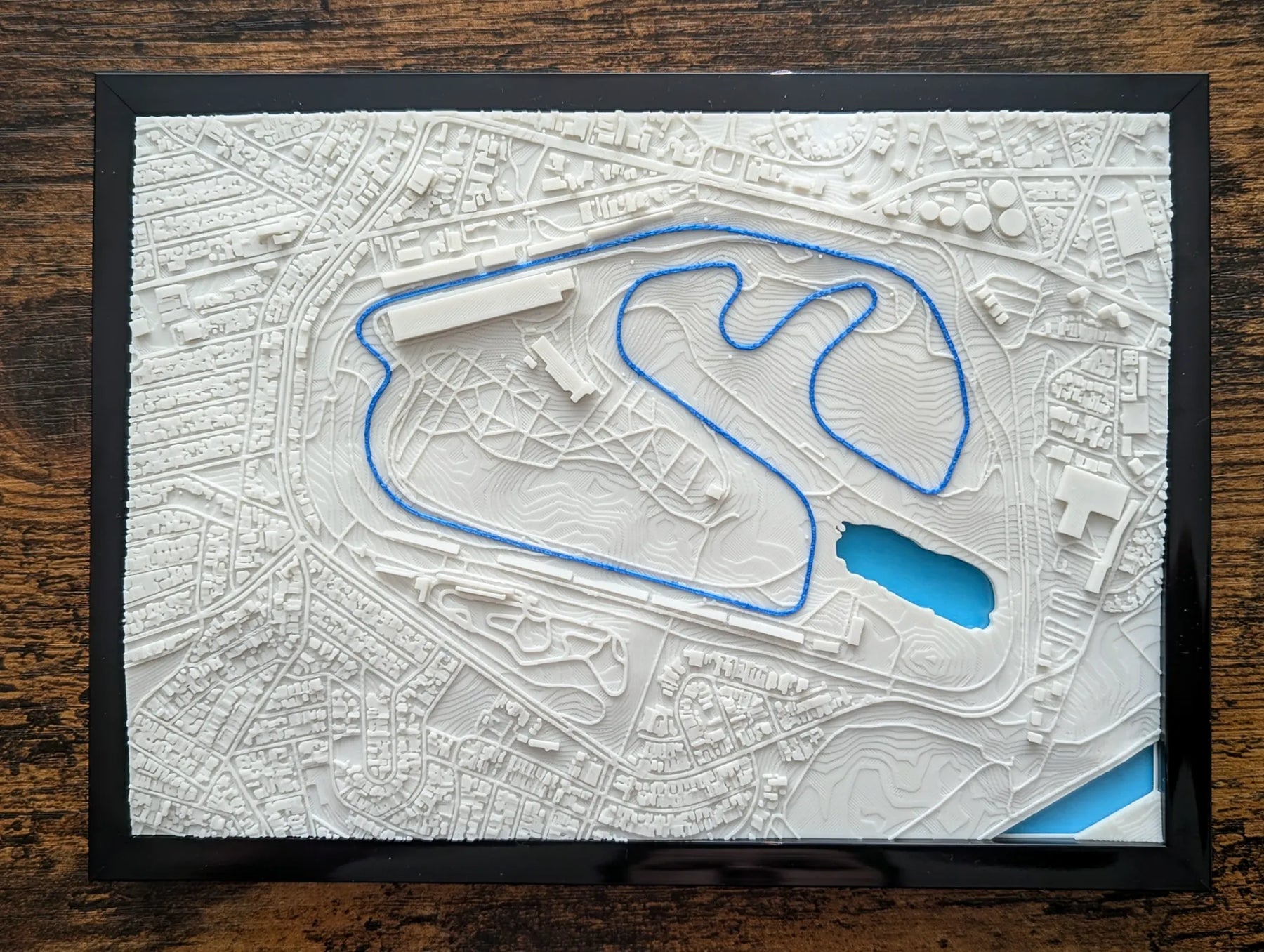 Brazilian Grand Prix 3D Pist Haritası | Interlagos F1 Duvar Dekoru | Değiştirilebilir Pist Panosu (19x14 cm) - Otoban Faresi Araba & Motosiklet Aksesuarları - otobanfaresi - 3d formula1 - formula1