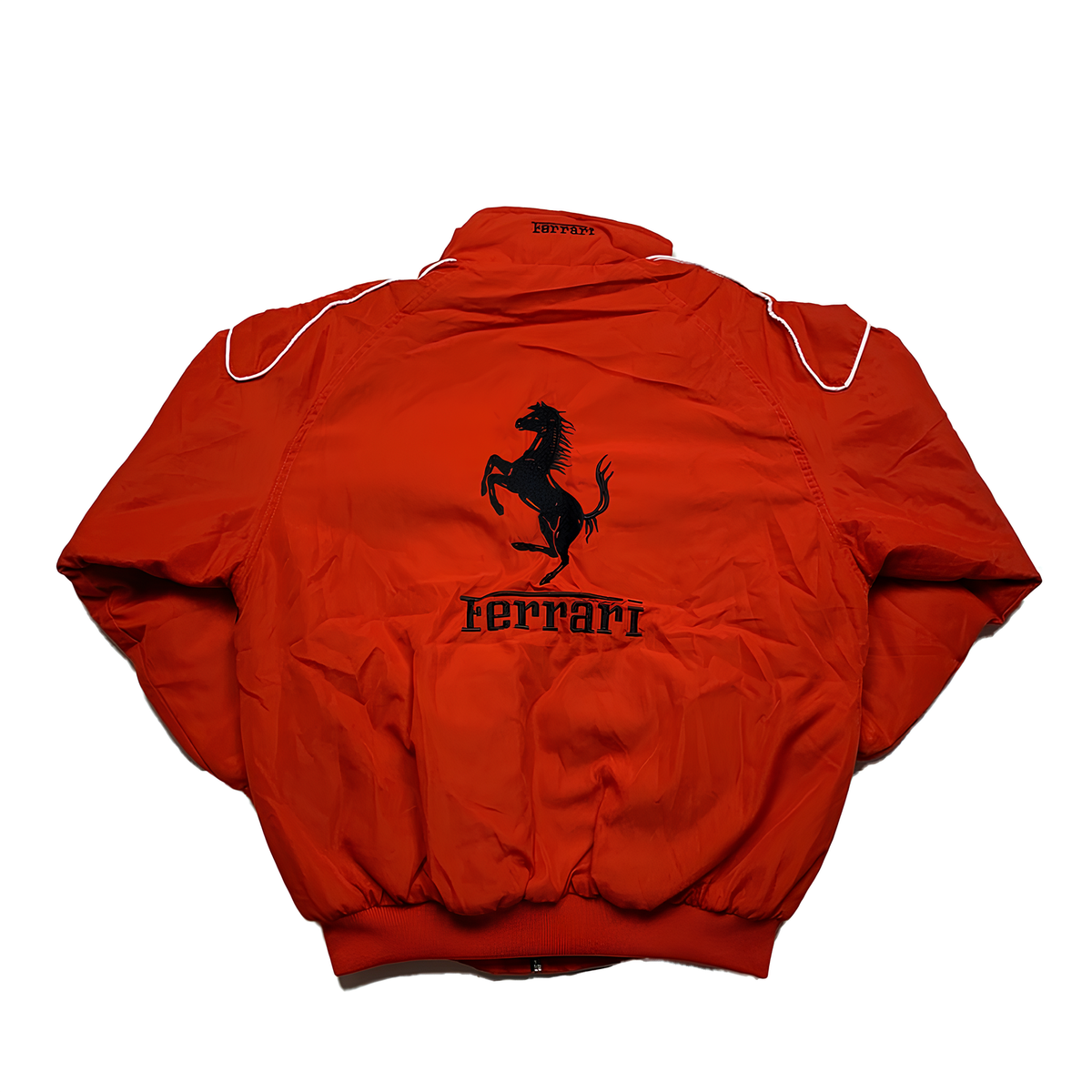 Vintage Red Ferrari Ceket - Otoban Faresi Araba & Motosiklet Aksesuarları - otobanfaresi -