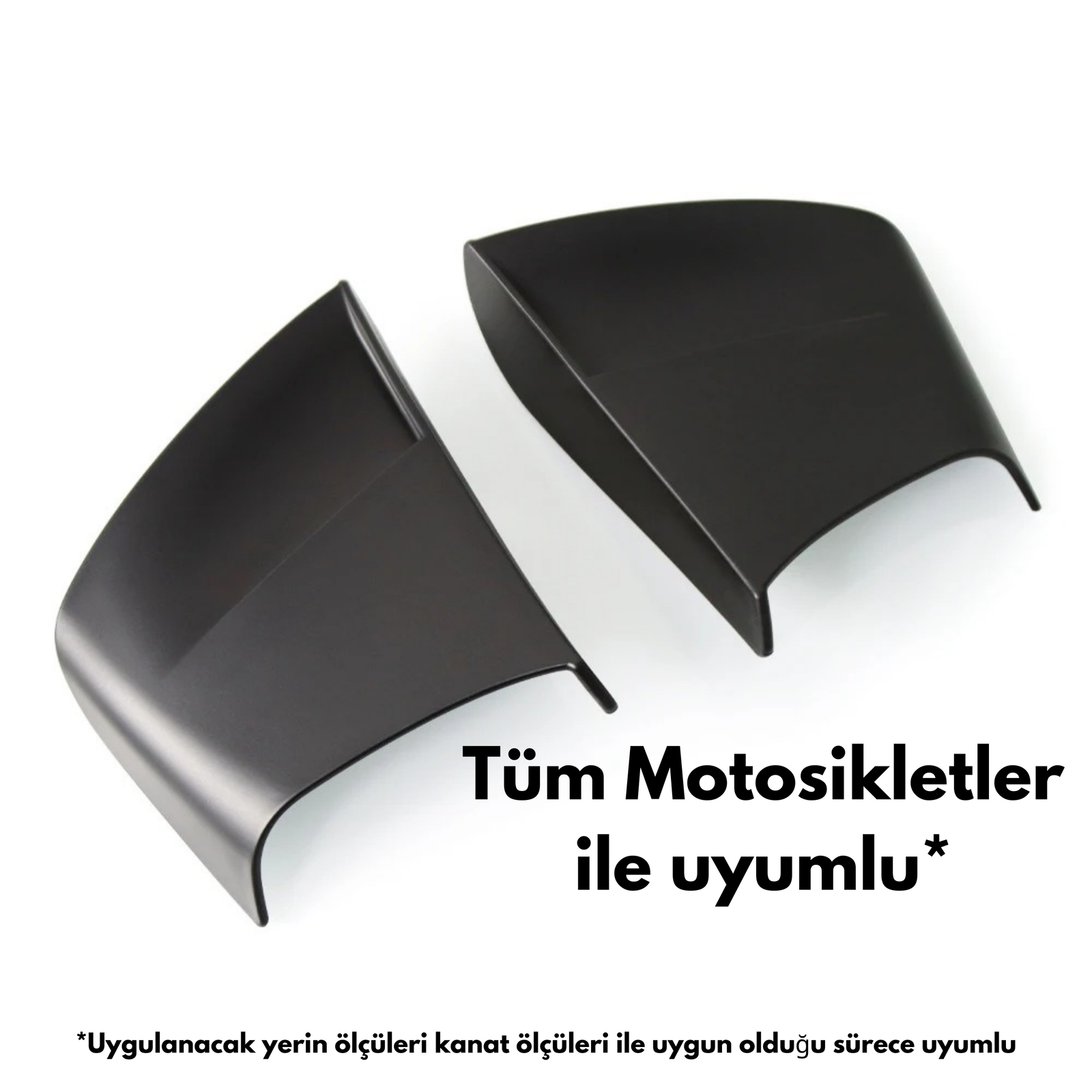 Motosiklet Ön Kanat Hava Kanallı Winglet Spoiler - Otoban Faresi Araba & Motosiklet Aksesuarları - otobanfaresi -