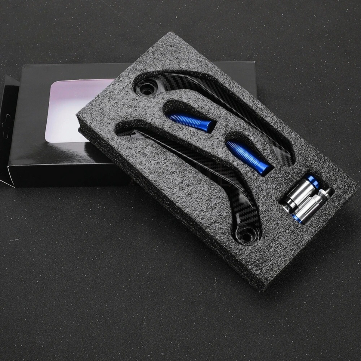 Alüminyum Karbon Fiber Gidon Koruma Universal - Otoban Faresi Araba & Motosiklet Aksesuarları - otobanfaresi -