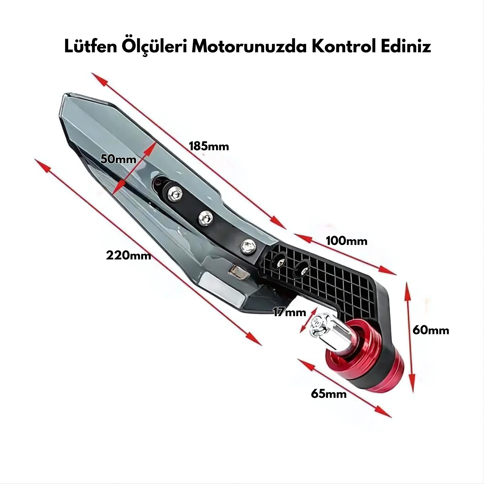 Alüminyum CNC Elcik ve Gidon Koruyucu - Otoban Faresi Araba & Motosiklet Aksesuarları - otobanfaresi -
