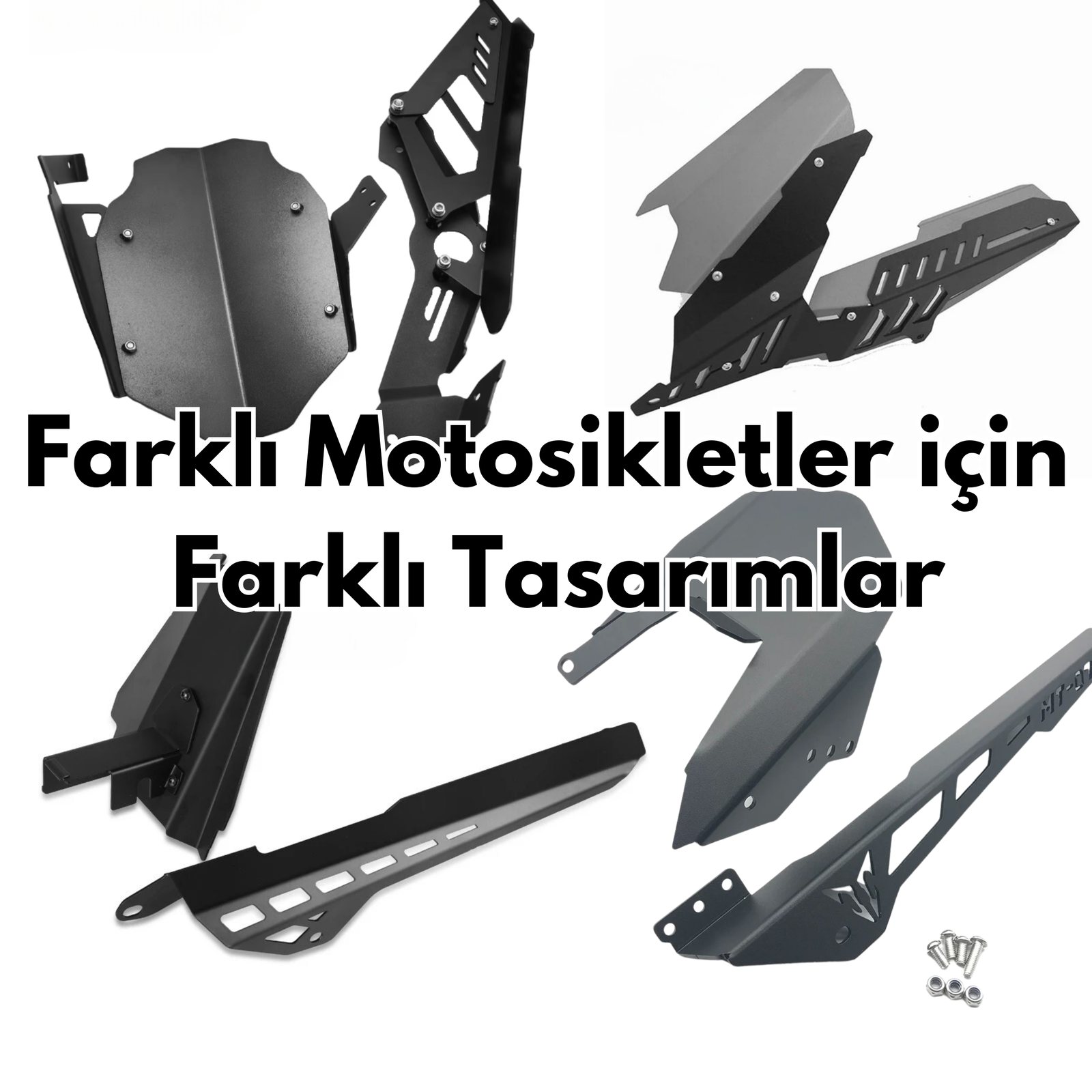 Arka Çamurluk ve Zincir Koruma CNC Metal - Otoban Faresi Araba & Motosiklet Aksesuarları - otobanfaresi -