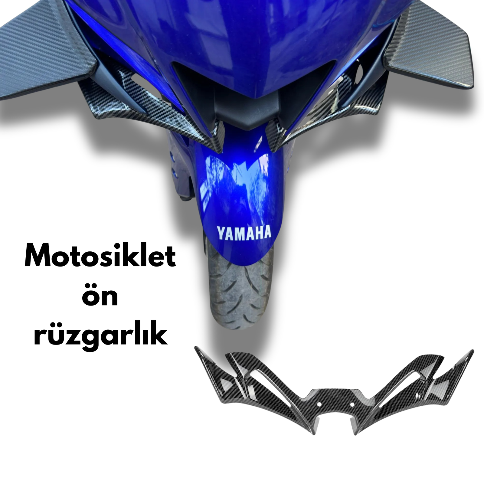 Hava Kanallı Ön Rüzgarlık Winglet - Otoban Faresi Araba & Motosiklet Aksesuarları - otobanfaresi -