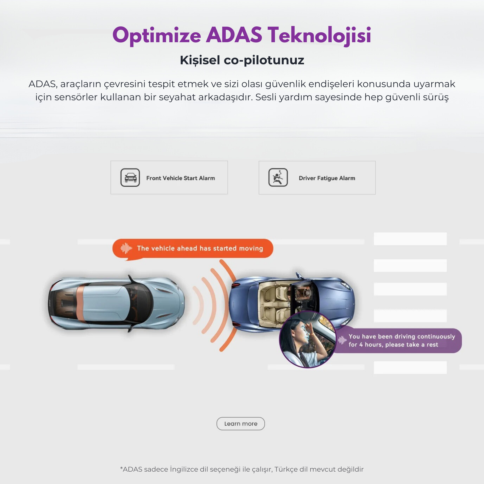 DDPAİ Ultra HD Araç içi Ön & Arka Kamera Yapay Zeka - ADAS - Otoban Faresi Araba & Motosiklet Aksesuarları - otobanfaresi -