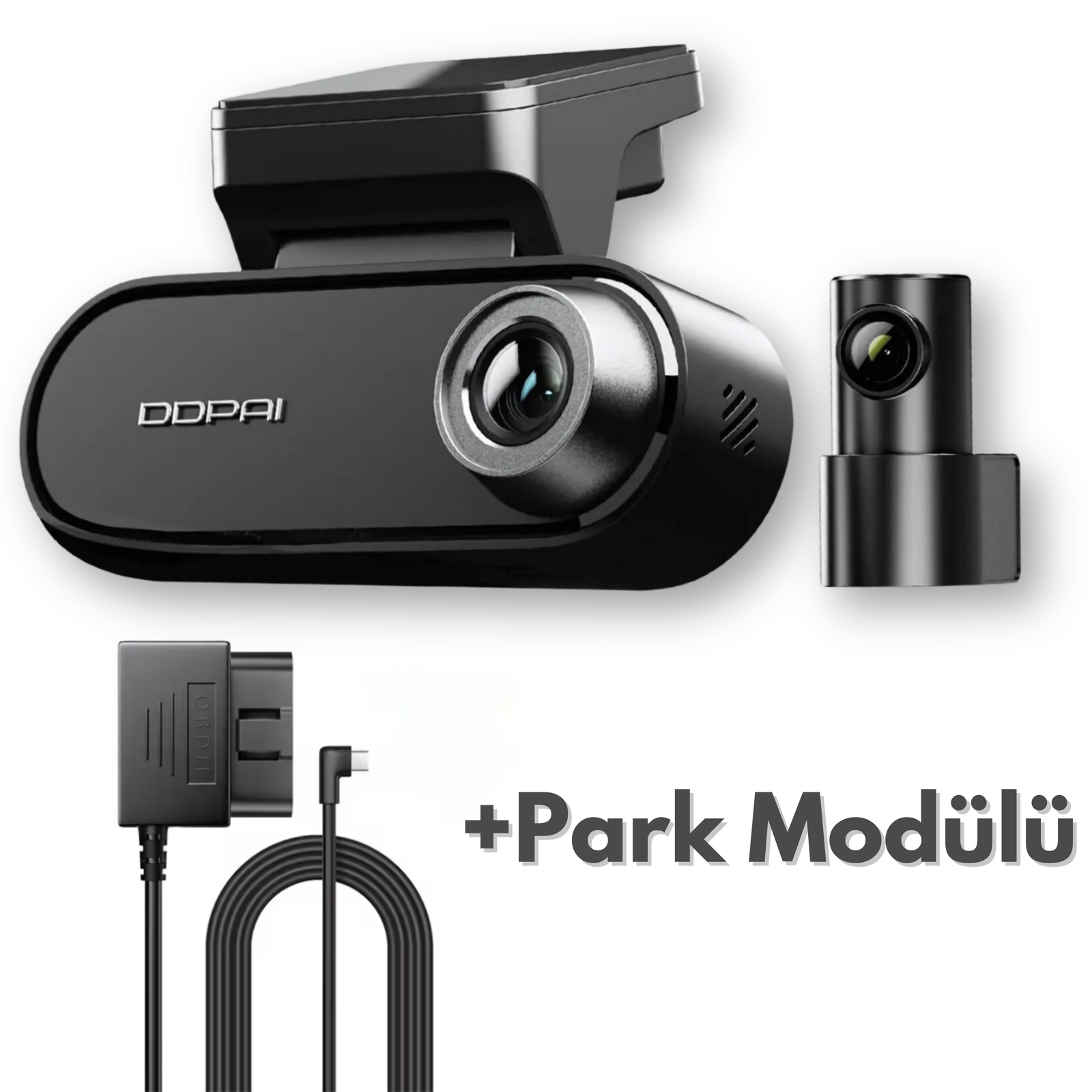 DDPAİ Ultra HD Araç içi Ön & Arka Kamera Yapay Zeka - ADAS - Otoban Faresi Araba & Motosiklet Aksesuarları - otobanfaresi -