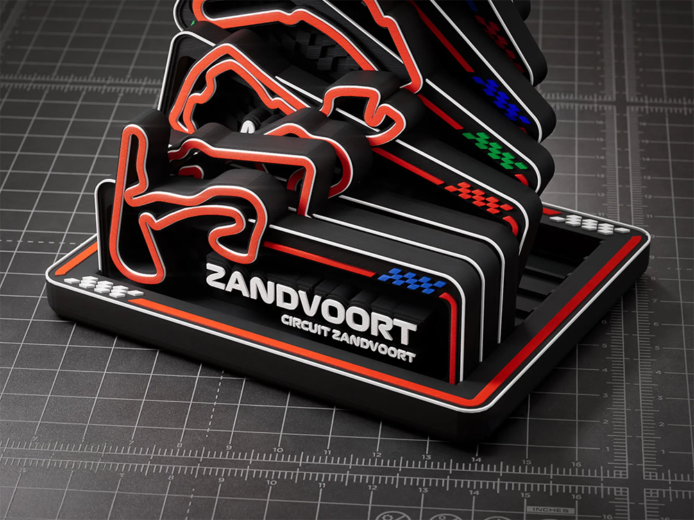 F1 Yarış Pisti 8'li Depolama Tutucu – Modüler Koleksiyon İçin Düzenleyici - Otoban Faresi Araba & Motosiklet Aksesuarları - otobanfaresi - 3d formula1 - formula1
