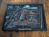 Shanghai Circuit 3D Pist Haritası | Chinese Grand Prix Duvar Dekoru | Değiştirilebilir Formula 1 Panosu (19x14 cm) - Otoban Faresi Araba & Motosiklet Aksesuarları - otobanfaresi - 3d formula1 - formula1
