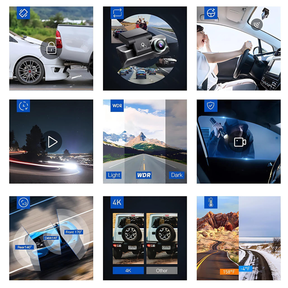 AZDOME 4K Wi-Fi ve GPS Araç İçi Video Kayıt Cihazı DVR Dashcam - Otoban Faresi Araba & Motosiklet Aksesuarları - otobanfaresi - 