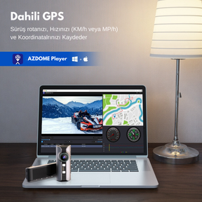 AZDOME 4K Wi-Fi ve GPS Araç İçi Video Kayıt Cihazı DVR Dashcam - Otoban Faresi Araba & Motosiklet Aksesuarları - otobanfaresi - 