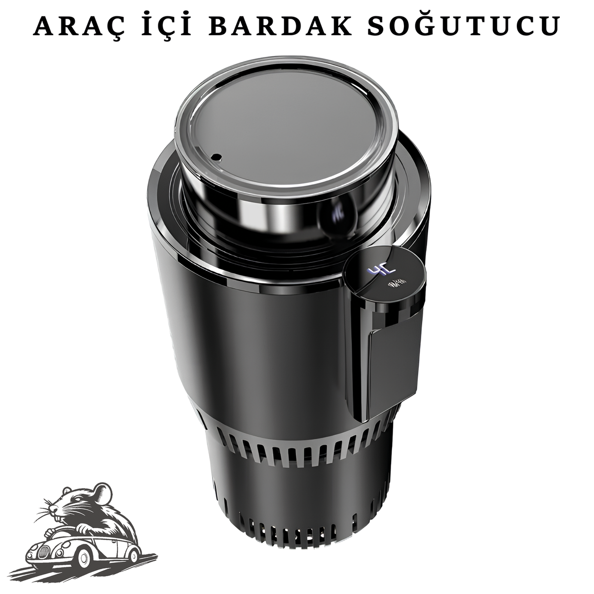 Akıllı 2'si 1 Arada Araba Bardak Soğutucu ve Isıtıcı - Otoban Faresi Araba & Motosiklet Aksesuarları - otobanfaresi - 