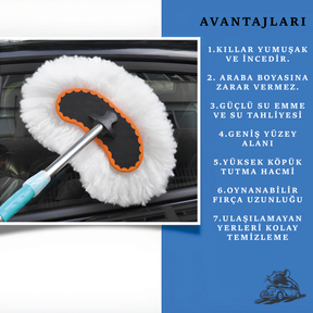 Araç Temizleme Fırçası - Yumuşak Kaz Tüyü Uç - Otoban Faresi Araba & Motosiklet Aksesuarları - otobanfaresi - 