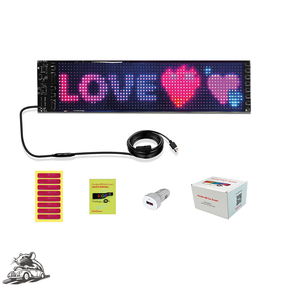 Esnek LED Panel - Kumanda ve Bluetooth - Otoban Faresi Araba & Motosiklet Aksesuarları - otobanfaresi - 