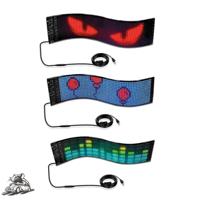 Esnek LED Panel - Kumanda ve Bluetooth - Otoban Faresi Araba & Motosiklet Aksesuarları - otobanfaresi - 