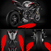 Melek Kanatları Projeksiyon Yansıtıcı Tüm Motorlara Uyumlu - Otoban Faresi Araba & Motosiklet Aksesuarları - otobanfaresi - 