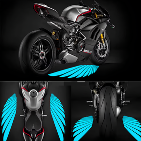 Melek Kanatları Projeksiyon Yansıtıcı Tüm Motorlara Uyumlu - Otoban Faresi Araba & Motosiklet Aksesuarları - otobanfaresi - 