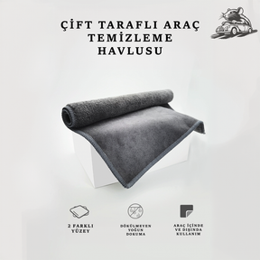 Mikrofiber Temizlik Havlusu - Yüksek Su Emiciliği - Otoban Faresi Araba & Motosiklet Aksesuarları - otobanfaresi - 