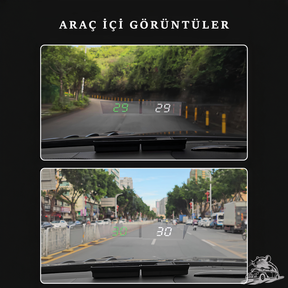 Ön Cam Hız Yansıtıcı - HUD Projektör - Otoban Faresi Araba & Motosiklet Aksesuarları - otobanfaresi - 