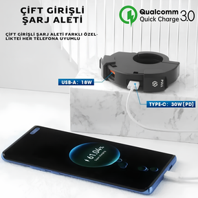 Orjinal Tip Hızlı Şarj Eklentisi IP65 Su Geçirmez - Otoban Faresi Araba & Motosiklet Aksesuarları - otobanfaresi - 