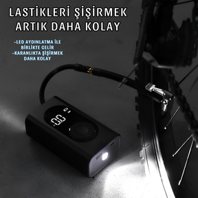 Şarjlı Araba Lastik Pompası - Otoban Faresi Araba & Motosiklet Aksesuarları - otobanfaresi - 