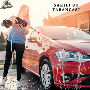 Yüksek Basınçlı Su Tabancası - Bataryalı Kablosuz Temizleme - Otoban Faresi Araba & Motosiklet Aksesuarları - otobanfaresi - 
