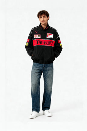 Vintage Black Ferrari Ceket