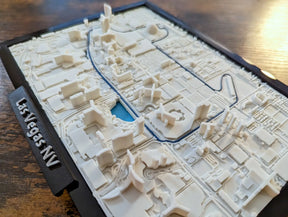 Las Vegas Grand Prix 3D Pist Haritası | Las Vegas Strip Circuit Duvar Dekoru | Değiştirilebilir F1 Panosu (19x14 cm) - Otoban Faresi Araba & Motosiklet Aksesuarları - otobanfaresi - 3d formula1 - formula1