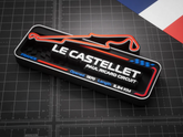 Le Castellet Paul Ricard F1 Pisti 3D Duvar Dekoru – 17.5 cm - Otoban Faresi Araba & Motosiklet Aksesuarları - otobanfaresi - 3d formula1 - formula1