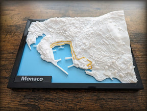 Monaco Grand Prix 3D Pist Haritası | Circuit de Monaco Duvar Dekoru | Değiştirilebilir Formula 1 Panosu (19x14 cm) - Otoban Faresi Araba & Motosiklet Aksesuarları - otobanfaresi - 3d formula1 - formula1