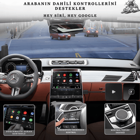 Kablosuz CarPlay ve Android Auto Adaptörü - Otoban Faresi Araba & Motosiklet Aksesuarları - otobanfaresi - 