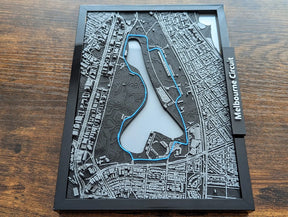 Australian Grand Prix 3D Pist Haritası | Albert Park Circuit Duvar Dekoru | Değiştirilebilir Formula 1 Panosu (19x14 cm) - Otoban Faresi Araba & Motosiklet Aksesuarları - otobanfaresi - 3d formula1 - formula1