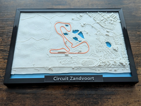 Circuit Zandvoort 3D Harita | Formula 1 Pisti Duvar Dekoru | Değiştirilebilir Pistli F1 Hediyesi (19x14 cm) - Otoban Faresi Araba & Motosiklet Aksesuarları - otobanfaresi - 3d formula1 - formula1