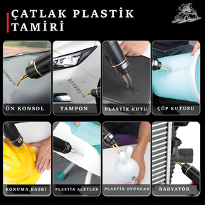 Plastik Kaynak Makinesi 200 Parça Plastik Ucu Hediye - Otoban Faresi Araba & Motosiklet Aksesuarları - otobanfaresi - 