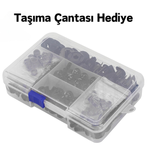 Renkli Alüminyum Paslanmaz Motosiklet Civata Seti - Otoban Faresi Araba & Motosiklet Aksesuarları - otobanfaresi - 