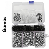 Renkli Alüminyum Paslanmaz Motosiklet Civata Seti - Otoban Faresi Araba & Motosiklet Aksesuarları - otobanfaresi - 