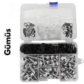 Renkli Alüminyum Paslanmaz Motosiklet Civata Seti - Otoban Faresi Araba & Motosiklet Aksesuarları - otobanfaresi - 