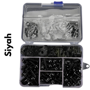 Renkli Alüminyum Paslanmaz Motosiklet Civata Seti - Otoban Faresi Araba & Motosiklet Aksesuarları - otobanfaresi - 