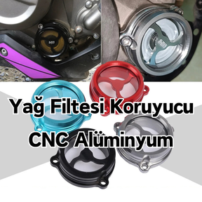 Yağ Filtresi Muhafazası - Alüminyum Cam - Otoban Faresi Araba & Motosiklet Aksesuarları - otobanfaresi - 