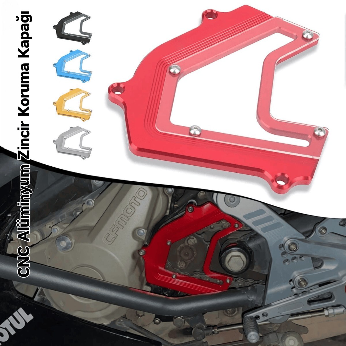 Ön Zincir Dişlisi Koruma Kapağı Light 250SR 250NK - Otoban Faresi Araba & Motosiklet Aksesuarları - otobanfaresi - 