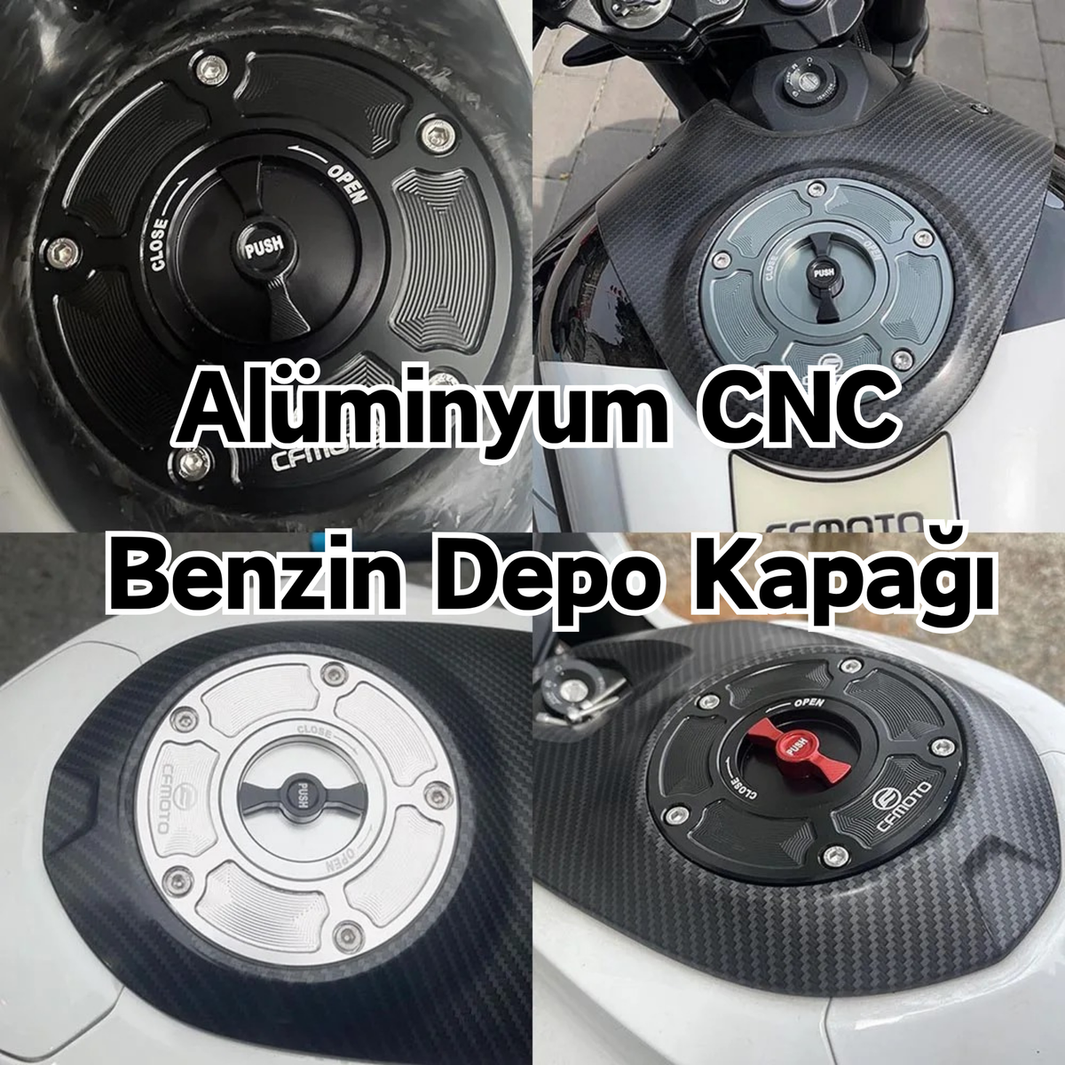 Yakıt Deposu Anahtar Deliği Koruyucu Alüminyum - Otoban Faresi Araba & Motosiklet Aksesuarları - otobanfaresi - 