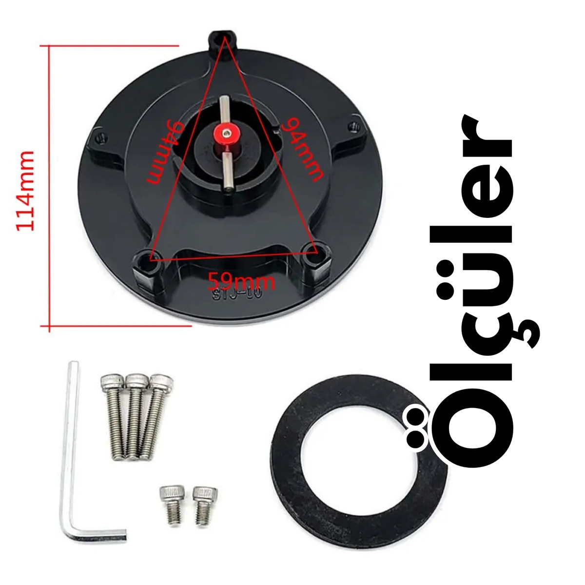 Yakıt Deposu Anahtar Deliği Koruyucu Alüminyum - Otoban Faresi Araba & Motosiklet Aksesuarları - otobanfaresi - 
